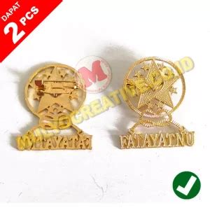 Beli Pin Bross Cor Logo Fatayat Nu Lencana Nu Model Cor Pesan Sabuk