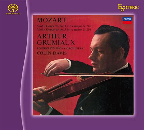 Club CD MOZART Violin Concerto No 3 In G Major K 216 Violin