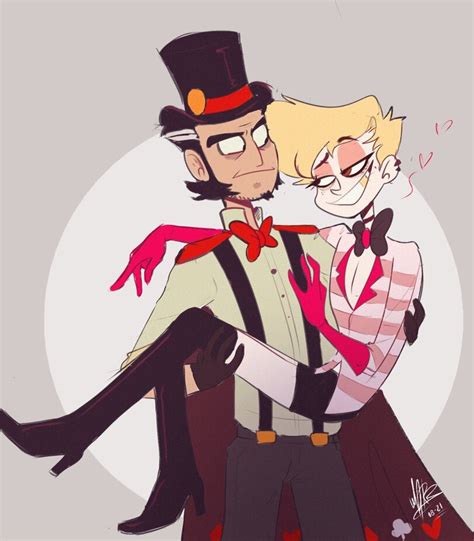 Husk X Angel Hazbin Hotel Humanization Angel Dust Hazbin Hotel Husk Hazbin Hotel