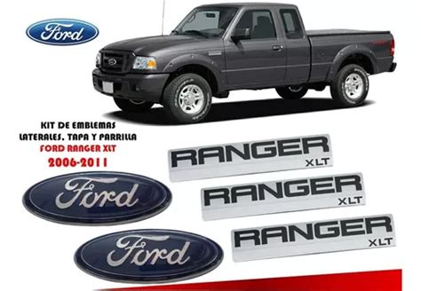 Kit De Emblemas Ford Ranger Xlt 2006 2011 Envío gratis