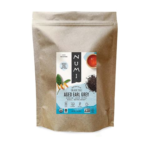 Numi Organic Aged Earl Grey Bergamot Assam Black Tea Loose Leaf