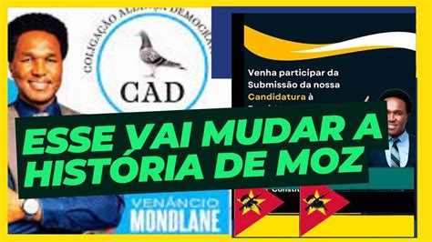 vEN NCIO MoNdLaNe Submete candidatura a Presidência da República YouTube