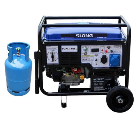 Slong Portable Kw Dual Fuel Generator Gas Lpg Generator China Dual