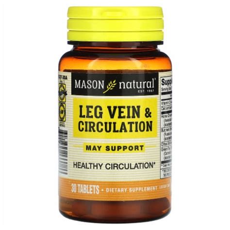 Mason Natural Leg Vein And Circulation 30 Tablets 30 Count Pick ‘n Save