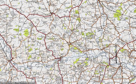 Historic Ordnance Survey Map Of Stoke By Nayland 1946