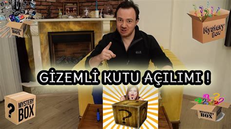 GİZEMLİ KUTU ALDIM GİZEMLİ KUTU AÇILIMI kargoaçılımı eğlence YouTube