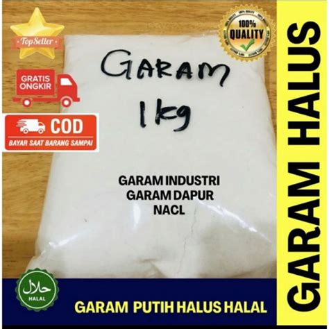 Garam Industri Halal Kg Garam Dapur Nacl Natrium Klorida