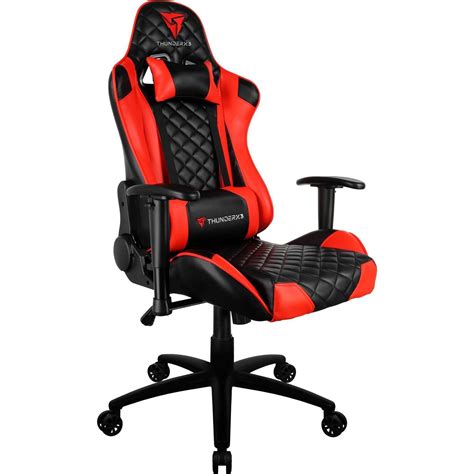 Cadeira Gamer Office Giratória Elevação a Gás TGC12 Preto Vermelho