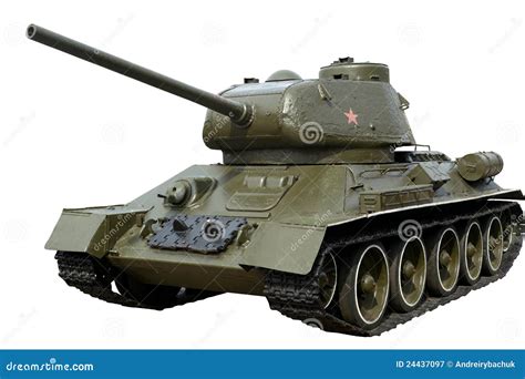 Soviet Tank T-34-85 Of The World War II Stock Image - Image: 24437097