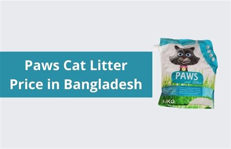 Paws Cat Litter Price in Bangladesh - Pet Zone BD