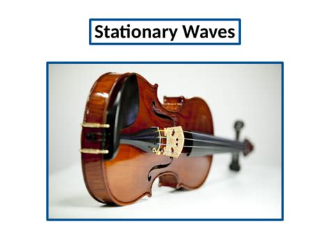 Stationary Waves A Level Physics Teaching Resources