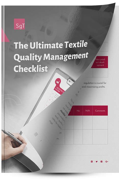 Sgt Group The Ultimate Textile Quality Management Checklist