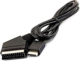 Amazon Whiteeeen Rgb Scart Cable Tv Av Cord M Ft For Ps Ps