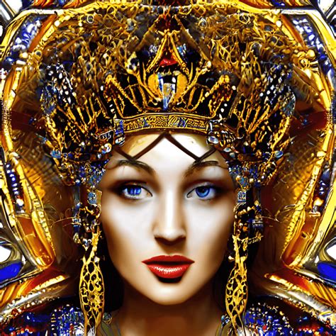 The Bible Stunningly Gorgeous Jezebel Goddess Queen 33k Intricate Details · Creative Fabrica