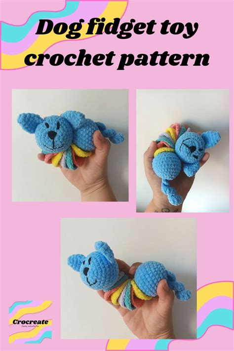 Easy Crochet Pattern Crochet Fidget Toy Crochet Worry Pet Rainbow