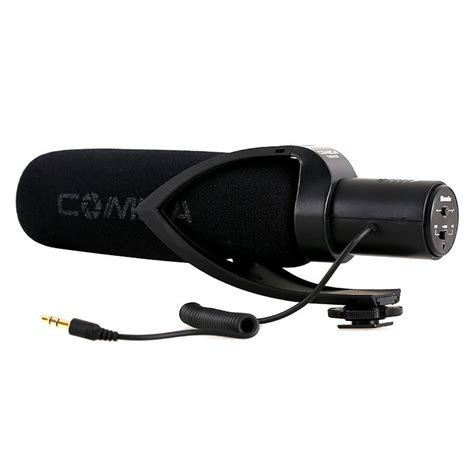 Comica Electrit Super Cardioid Directional Shotgun Microphone Zwart