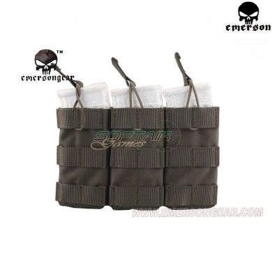 Triple 5 56 Open Top Magazine Pouch Emerson Softair Games ASG