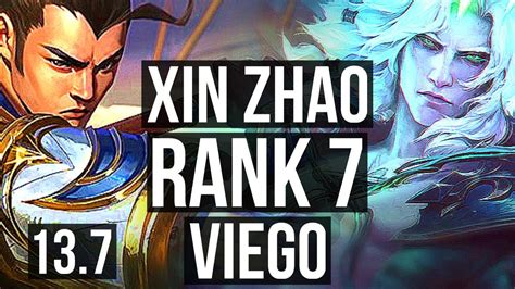 XIN ZHAO Vs VIEGO JNG Rank 1 Xin Rank 7 11 2 12 KR Challenger