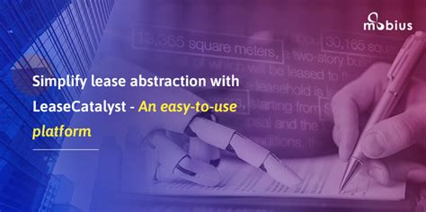 Simplify Lease Abstraction With Leasecatalyst Blog Mobius Knowledge