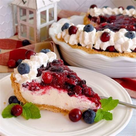 Cranberry Blueberry Cream Cheese Pie Norine S Nest