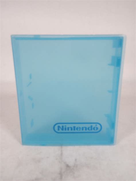 Clear Blue Official NES Nintendo Plastic Game Cartridge Case Hard