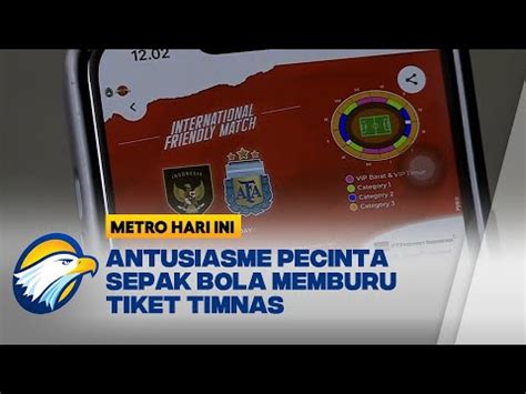 Ludes Dalam Menit Tiket Timnas Jadi Rebutan Youtube