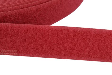 Sew On Nylon Fastener Tape Red Inch Wide Loop Sold In Wholesale