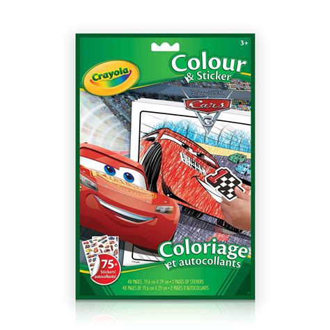 Crayola Cars 3 Colour And Sticker Book Walmart Canada