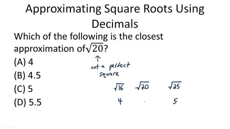 Approximating Square Roots Example 3