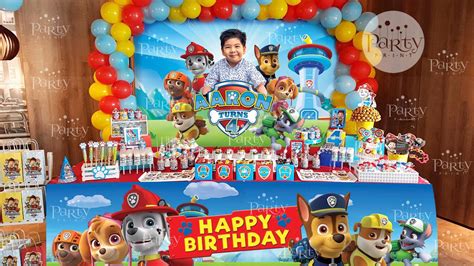 Print It Yourself Digital Copy Paw Patrol Inspired Backdrop Etsy Paw Patrol Birthday Party