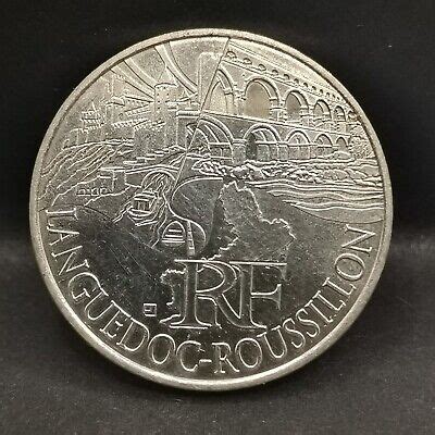 Euros Argent Languedoc Roussillon Regions France Silver Euro