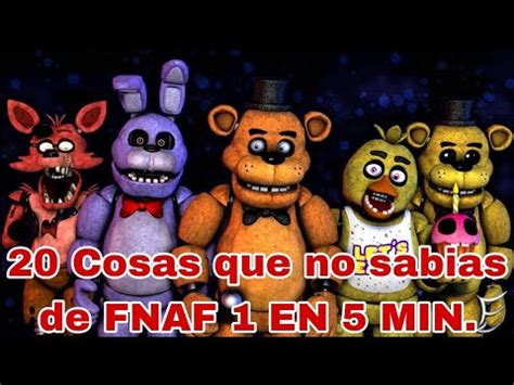 Cosas Que No Sabías De Five Nights At Freddy s 1 YouTube