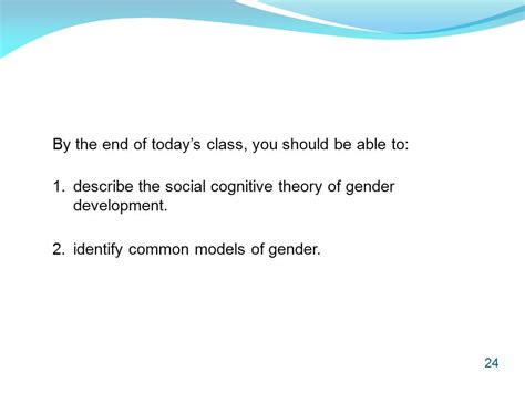 1 Psychology 320 Psychology Of Gender And Sex Differences November 4