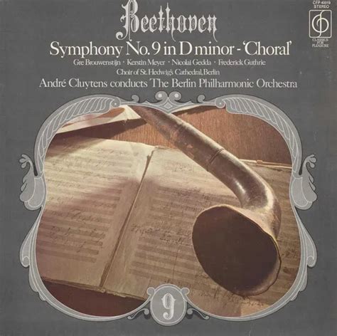 LUDWIG VAN BEETHOVEN Symphony No 9 In D Minor Choral Used Vi