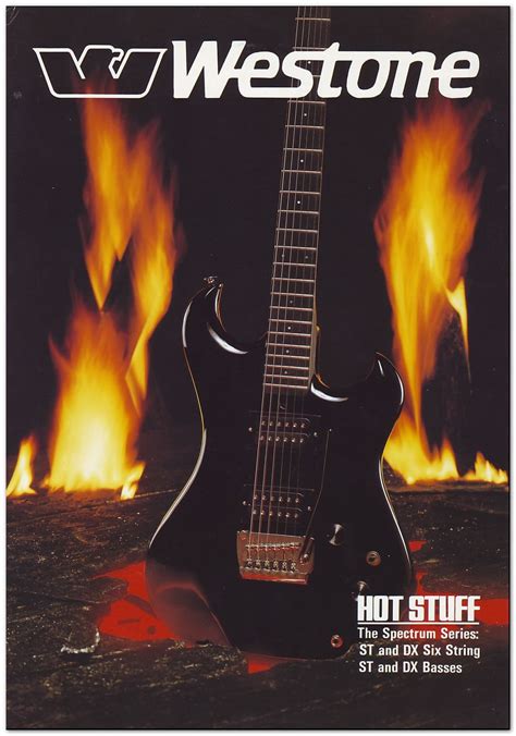 1986 Spectrum Stdx Catalogue Westone Guitars The Home Of Westone