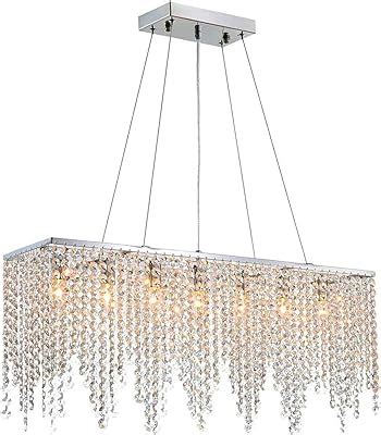 A A Modern Crystal Chandelier Lights Luxury Clear K Crystal Droplet