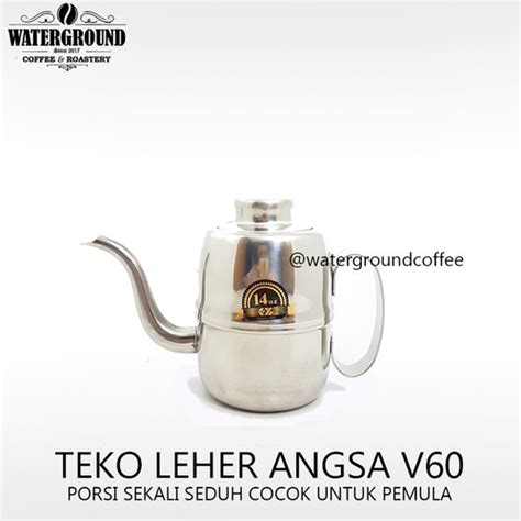 Promo Olive Gooseneck Kettle 540mL 18oz Teko Leher Angsa Alat Kopi V60