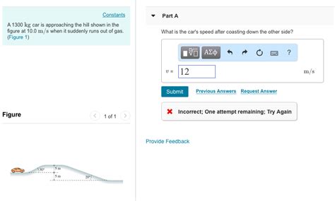 Solved Constants Part A A Kg Car Is Approaching The Chegg