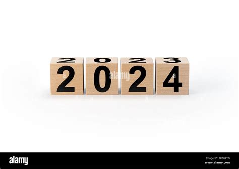 Commencer la nouvelle année 2024 Concept du nouvel an heureux