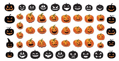 Halloween Pumpkins Nail Decals - Moon Sugar Decals