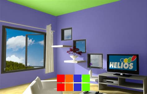 3d room with dynamic colours | 2GIKA