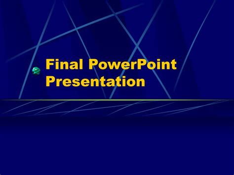 PPT Final PowerPoint Presentation PowerPoint Presentation Free