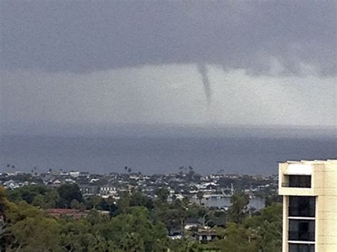 Water Spout Spotted Off Newport Beach Orange County Register