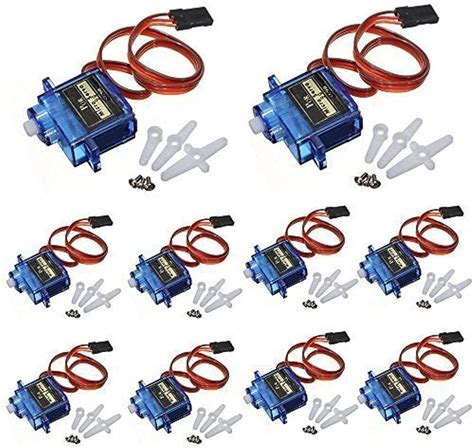 Miroad 10x Pcs SG90 Micro Servo Motor 9G RC Robot 54 OFF