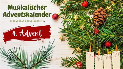 4 Advent Musikalischer Adventskalender 2021 YouTube