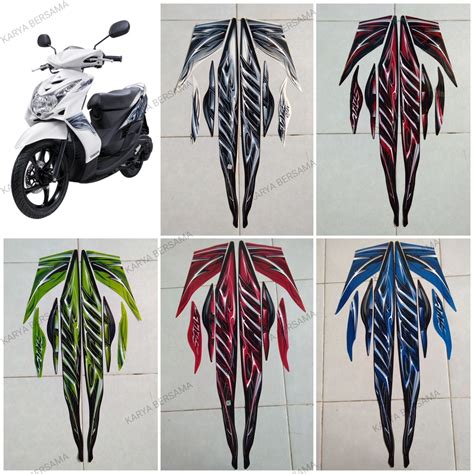 Jual Stiker Motor Striping Standar Yamaha Mio Soul Stiker