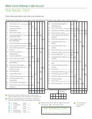 Riasec Test Printable