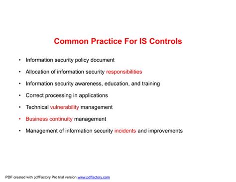 Isms Of Iso Awareness Training Ppt