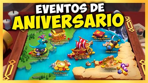 EVENTOS DE ANIVERSÁRIO ÁPICE DO PODER Rise of Kingdoms YouTube