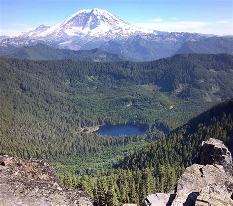 Life Is A Mountain Summit Lake Mt Rainier Wa